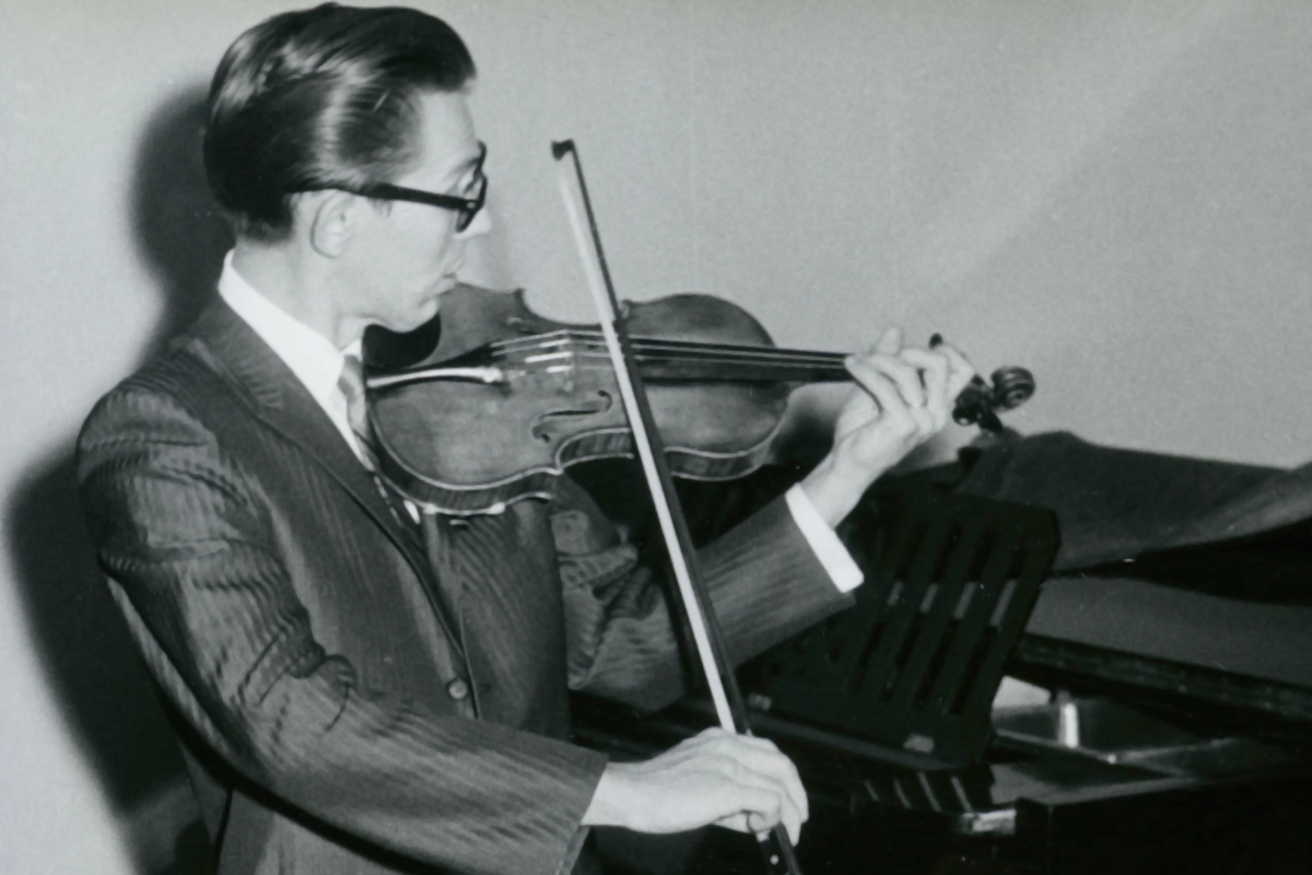 Picture - Charles Treger, the first and only American to win the Wieniawski Competition, passed away