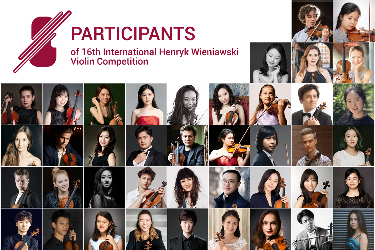 Picture - Forty-one violinists qualify for the Wieniawski Competition!