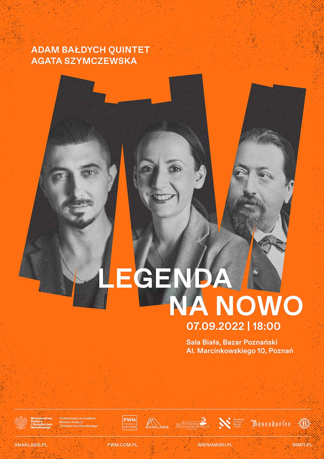 Plakat koncertu "Legenda na nowo", 7.09.2022